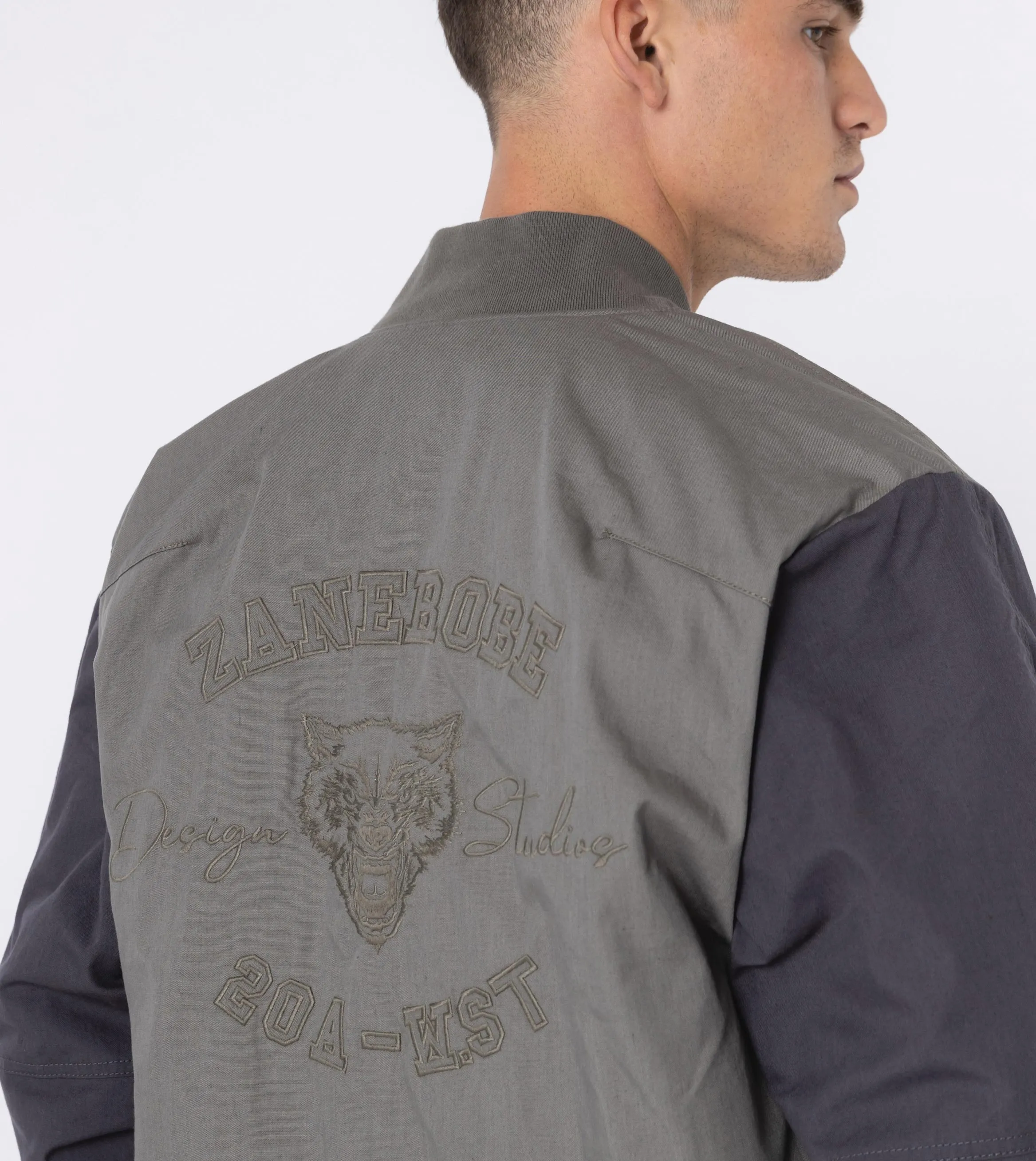 WST Bomber Jacket Dk Moss/Dk Grey