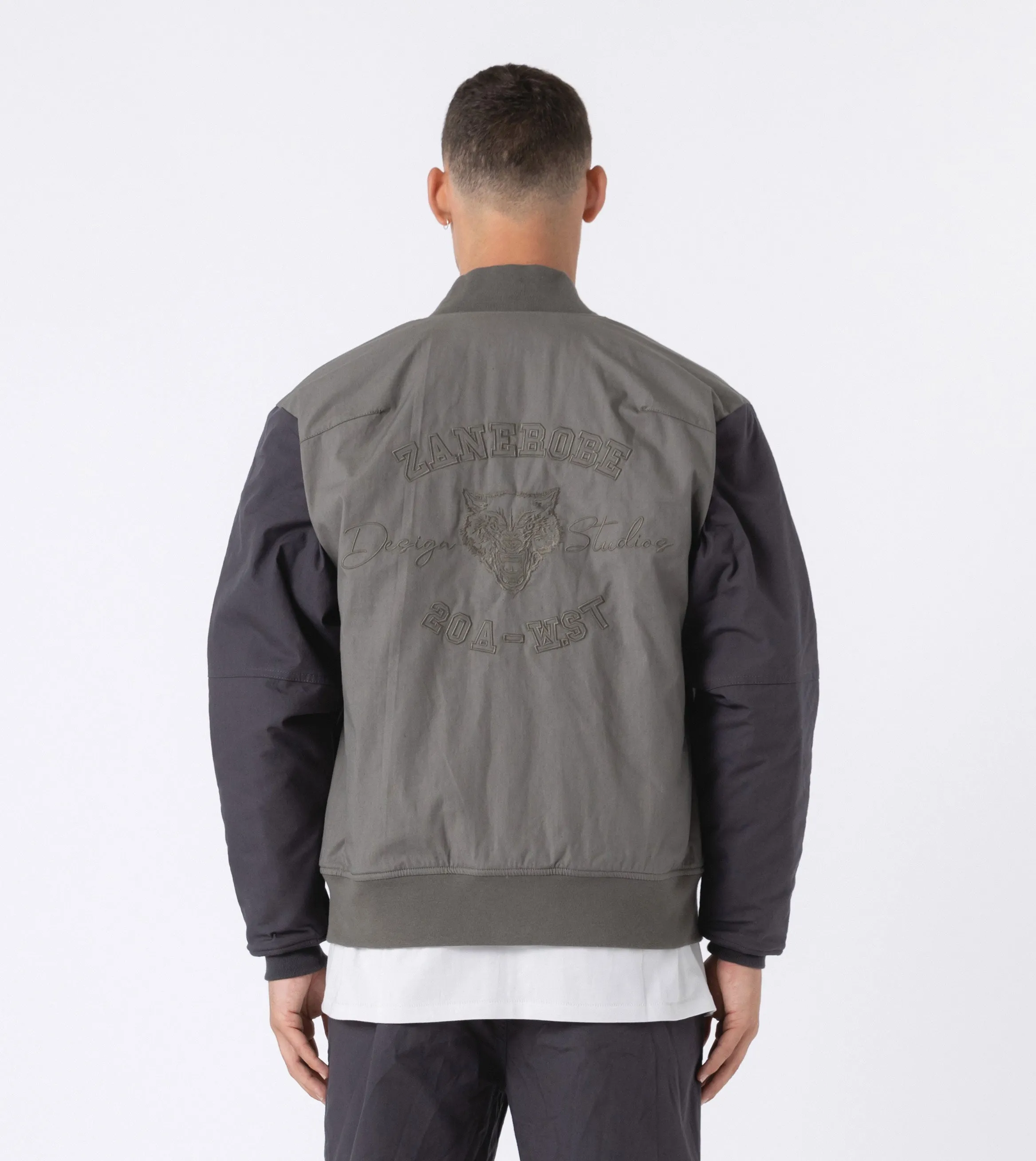 WST Bomber Jacket Dk Moss/Dk Grey