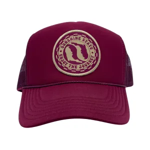 YIN YANG FLORIDA FOAM TRUCKER - GARNET