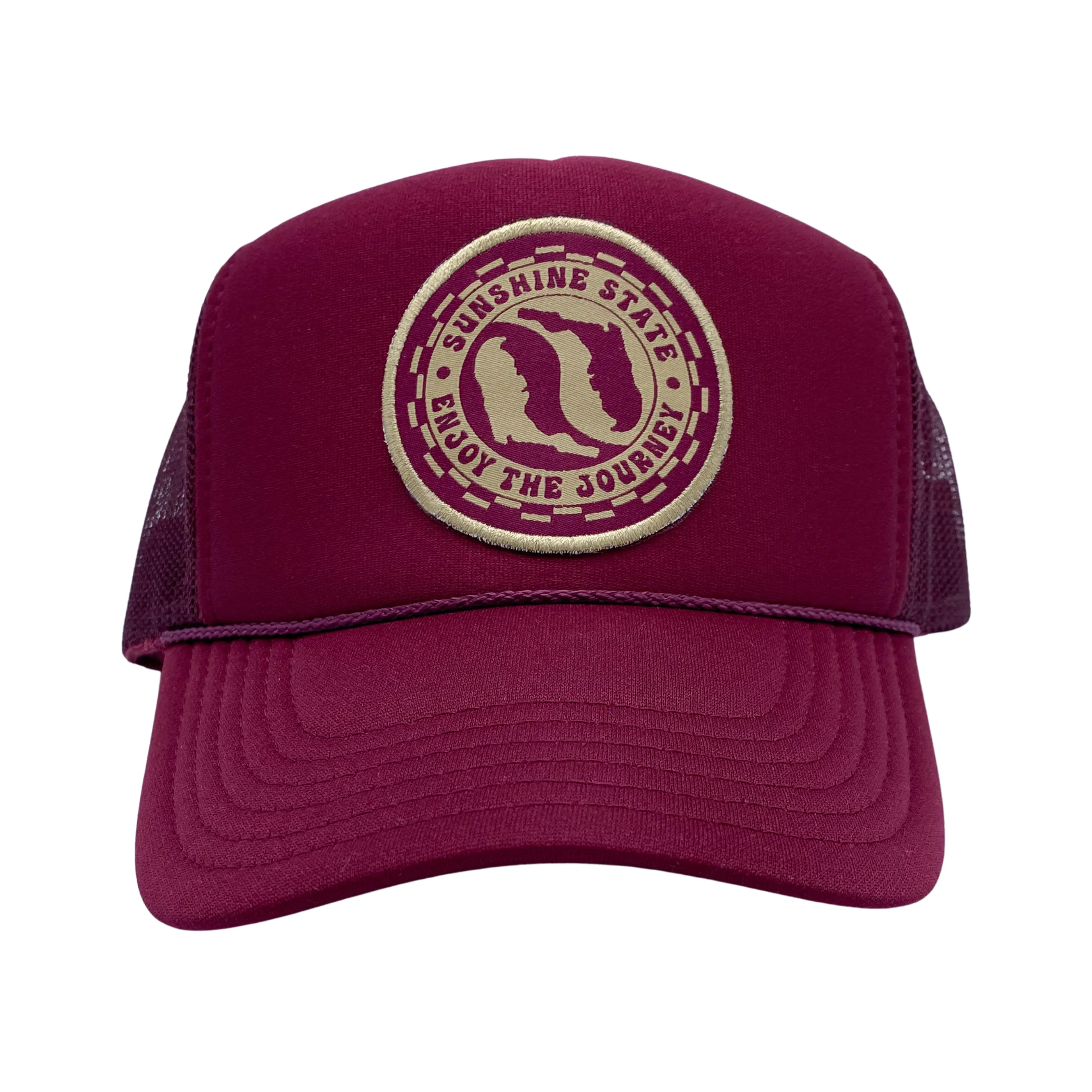 YIN YANG FLORIDA FOAM TRUCKER - GARNET