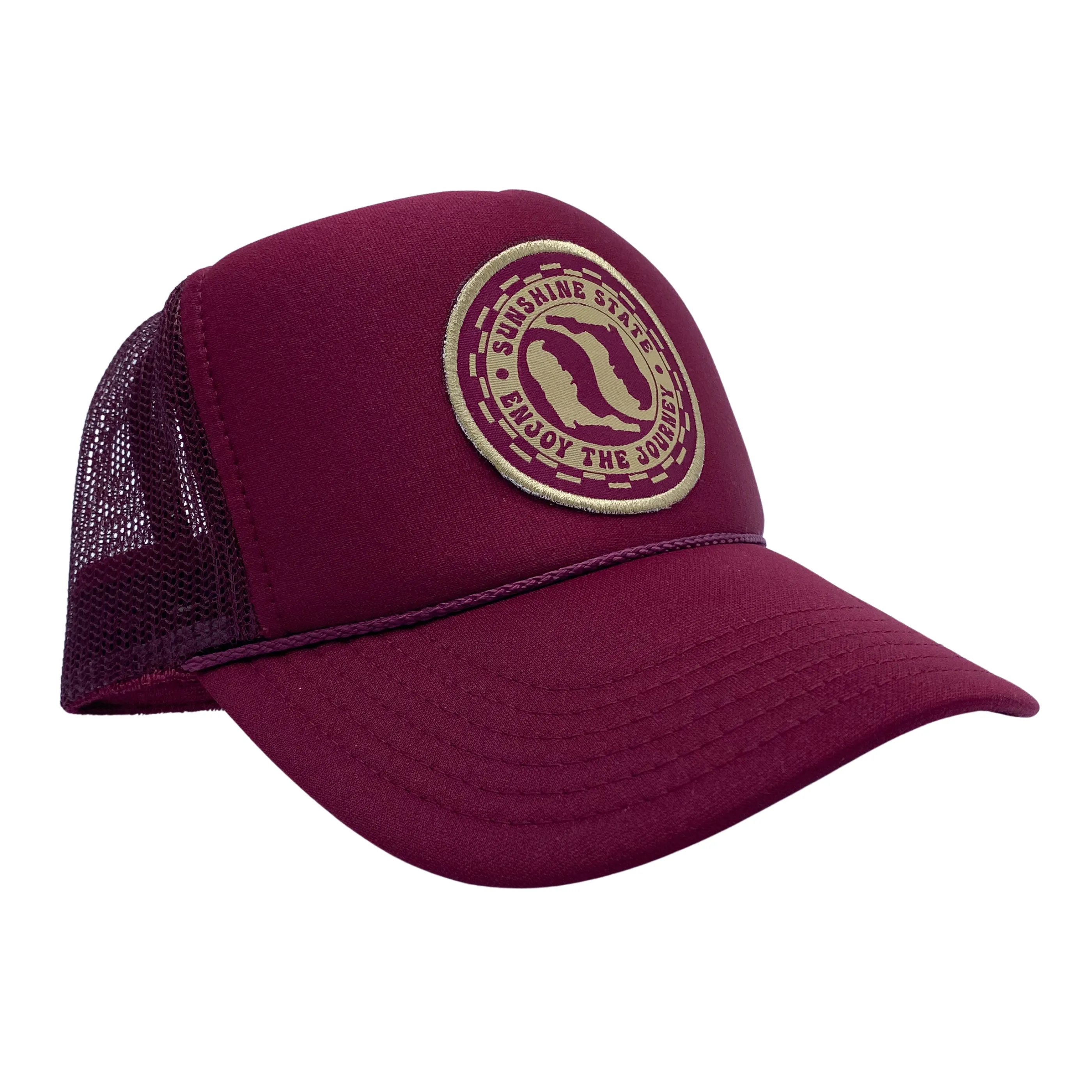 YIN YANG FLORIDA FOAM TRUCKER - GARNET