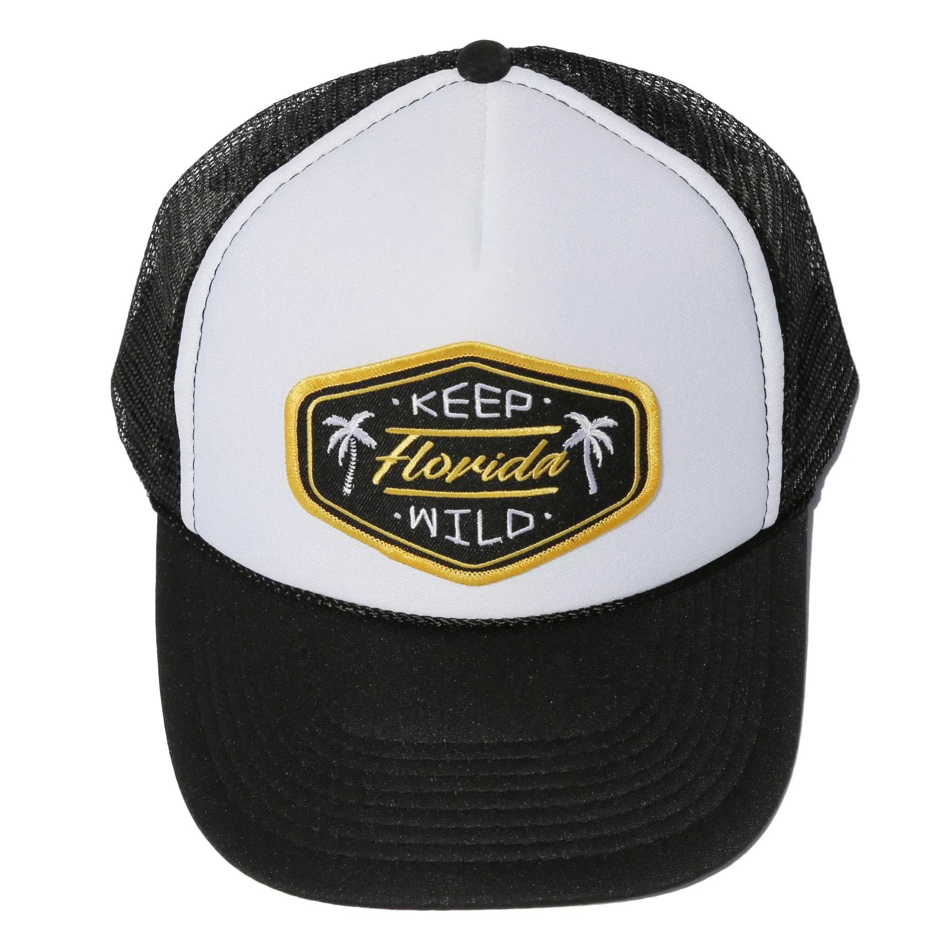 YOUTH KEEP FLORIDA WILD FOAM TRUCKER - BLACK