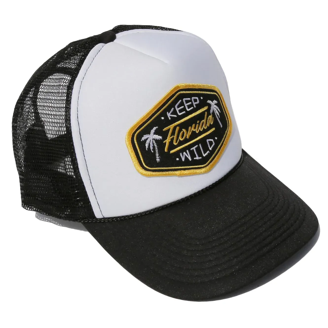 YOUTH KEEP FLORIDA WILD FOAM TRUCKER - BLACK