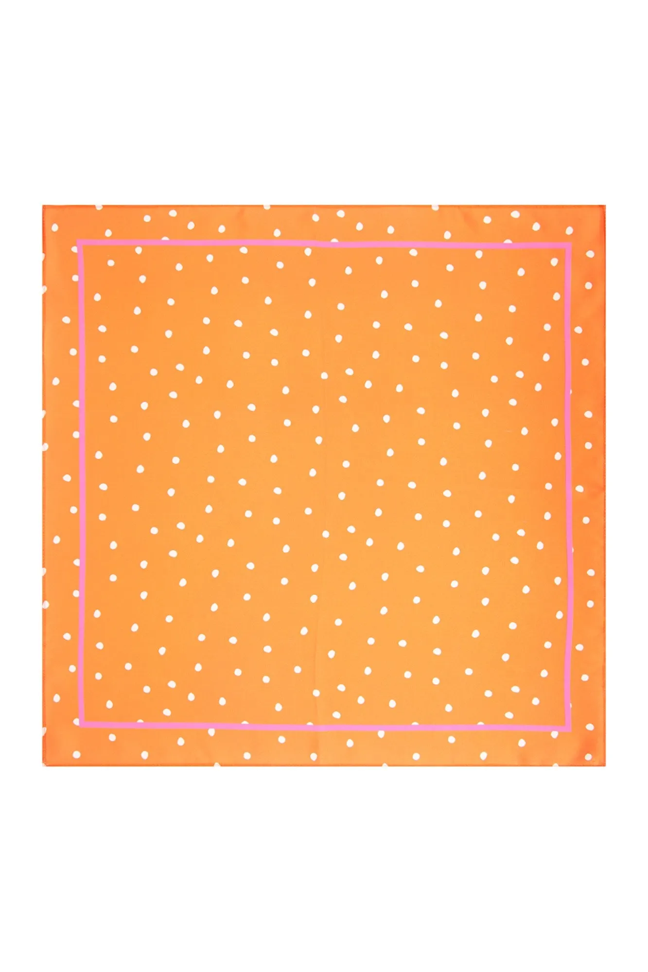 Zilch silk scarf dots spicy